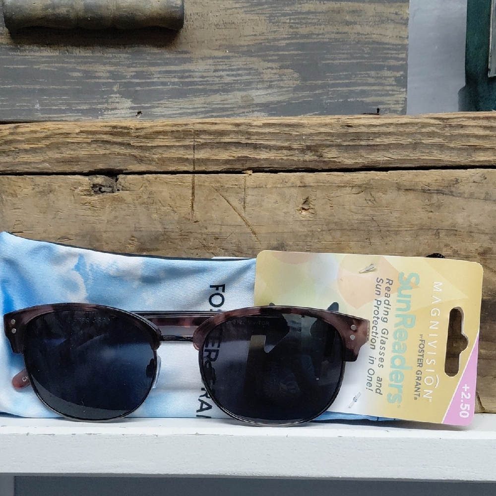 Foster Grant Sun Readers Brown Sunglasses